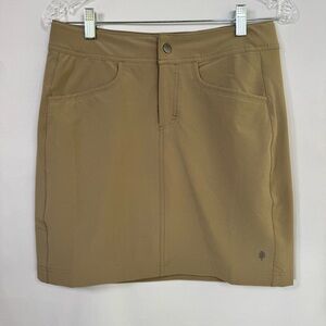 Royal Robbins Discovery / Travel Skort Women’s 6 Khaki Outdoor Hiking Stretch